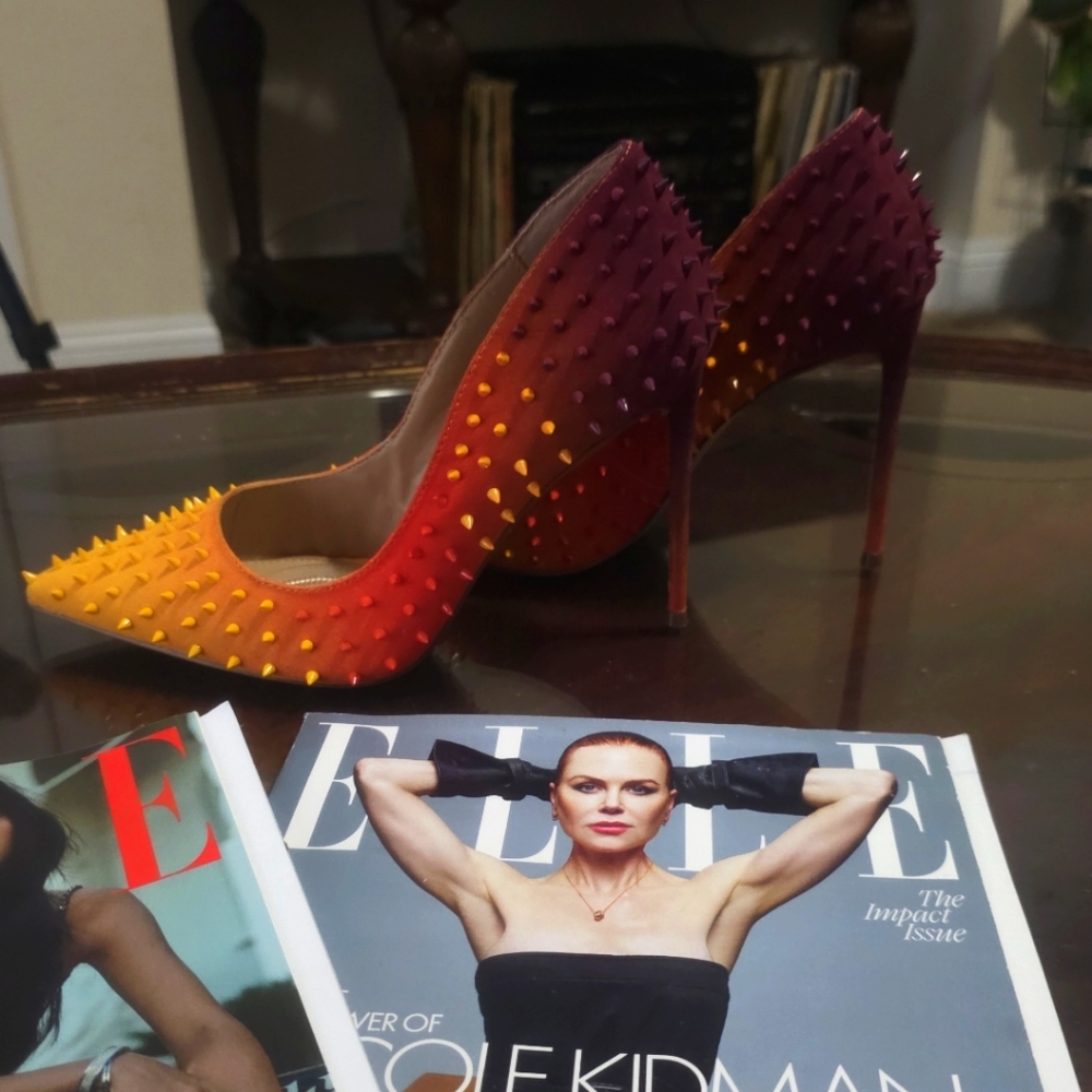 Steve Madden Multicolor Spiked Pumps Size 8M